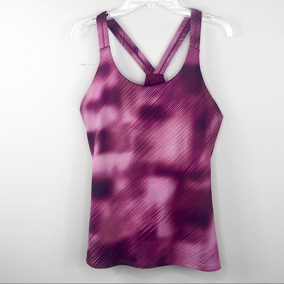 Athleta Alpine Optimism Maroon Tank Top Women’s Size: Medium - Picture 2 of 7